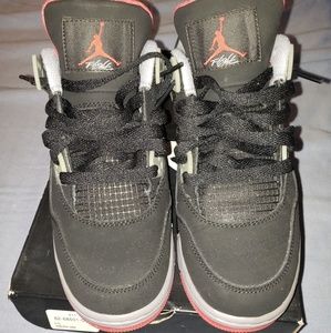 Air jordan retro bred 4s size 5.5y 2012 release